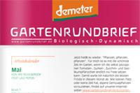 Demeter Gartenrundbrief